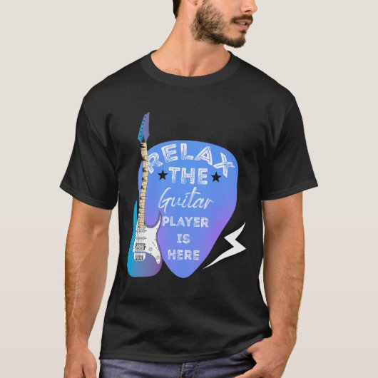 ギタリラックスープレーヤーが来た Tシャツ (正面)