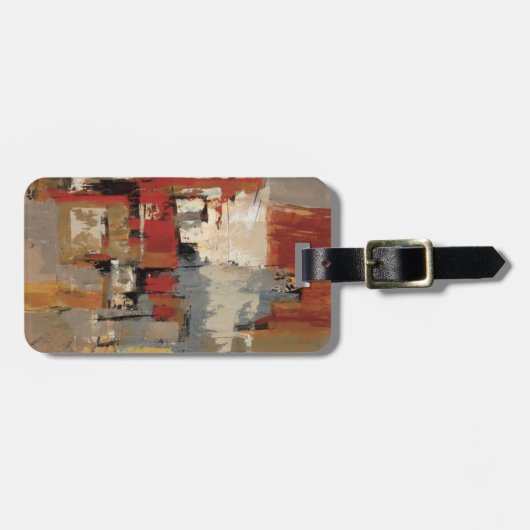 ギターおよびサクソフォーンのためのメロディー ラゲッジタグ (正面横)