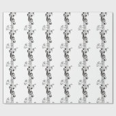 ギターおよび音楽ノート11 ラッピングペーパー (フラット)