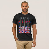 ギターおよびplectrumsのTシャツ Tシャツ (正面フル)