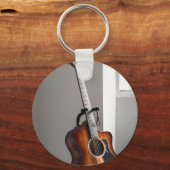 ギターかわいらしー キーホルダー (正面)