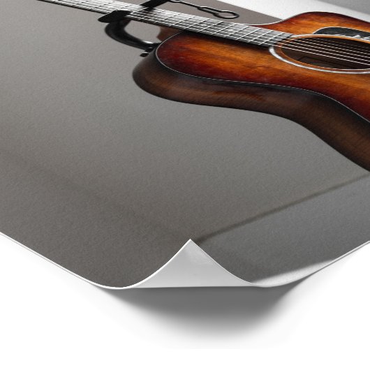 ギターかわいらしー ポスター (角)