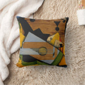 ギターが付いている静物画 クッション (ブランケット)