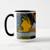 ギターが付いている静物画 マグカップ (左)