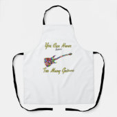 ギターが多過ぎることはないカラフル- エプロン (正面)