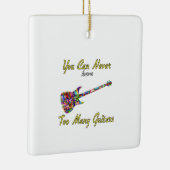 ギターが多過ぎることはないカラフル- セラミックオーナメント (右)