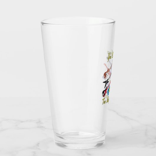 ギターが多過ぎることはないカラフル- タンブラーグラス (右)