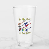 ギターが多過ぎることはないカラフル- タンブラーグラス (正面)