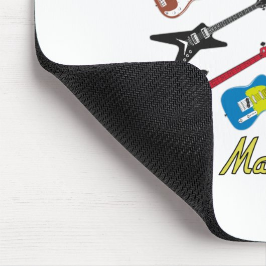 ギターが多過ぎることはないカラフル- マウスパッド (コーナー)