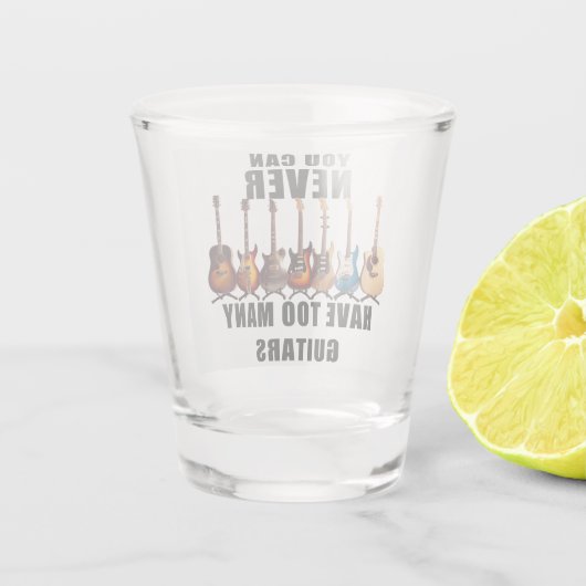 ギターが多過ぎることはない ショットグラス (裏面)