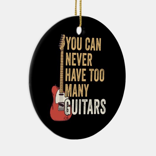 ギターが多過ぎることはない セラミックオーナメント (右)