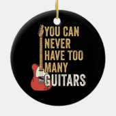ギターが多過ぎることはない セラミックオーナメント (裏面)