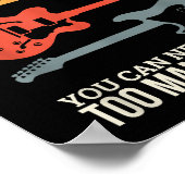 ギターが多過ぎることはない ポスター (角)