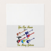 ギターが多過ぎることはない 名刺 (外部フラット)