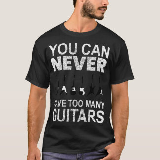 ギターが多過ぎることはない Tシャツ