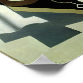 ギターとクラリネット， 1920 ポスター (角)