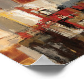 ギターとサックスのメロディー ポスター (角)