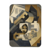 ギターとフルーツボウルをテーブルに, 1918 マグネット (縦)