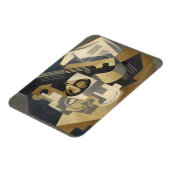 ギターとフルーツボウルをテーブルに, 1918 マグネット (左側)