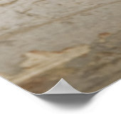 ギターとブリック ポスター (角)