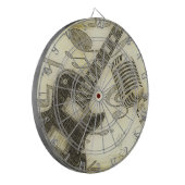 ギターとマイクのダーツボード ダーツボード (正面左)