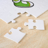 ギターとミュージシャンとしてのブロッコリー ジグソーパズル (側面)