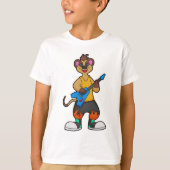 ギターとミュージシャンとしてのメルカト Tシャツ (正面)