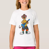 ギターとミュージシャンとしてのメルカト Tシャツ (正面)