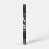 ギターとワインの抽象画 SAMSUNG GALAXYケース (右側面)