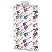 ギターと音楽ノート フラスク (左)