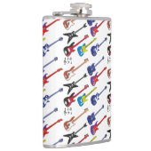 ギターと音楽ノート フラスク (右)