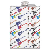 ギターと音楽ノート フラスク (裏面)