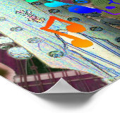 ギターと音楽ポスター ポスター (角)