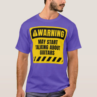 ギターについて話し始めるかもしれない Tシャツ
