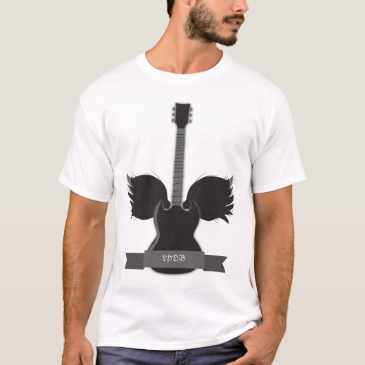 ギターによってはTシャツが飛びます Tシャツ (正面)