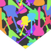 ギターのしぶきパターン ショートテーブルランナー (コーナー)