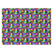 ギターのしぶきパターン テーブルクロス (正面(横))