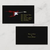 ギターのしぶき 名刺 (正面/裏面)