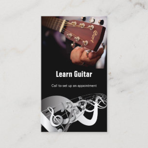 ギターの🎸のインストラクター 名刺