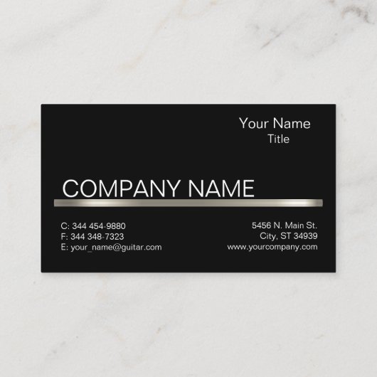 ギターの🎸のレッスンおよび音楽教師 名刺 (裏面)