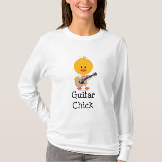 ギターのひよこのフード付きスウェットシャツ Tシャツ
