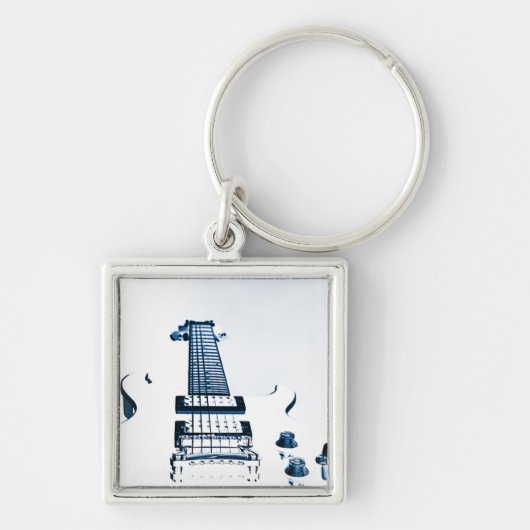 ギターのイメージKeychain キーホルダー (正面)