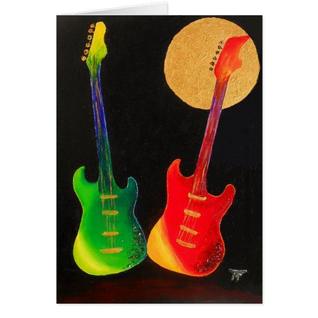 ギターのグリッター (正面)