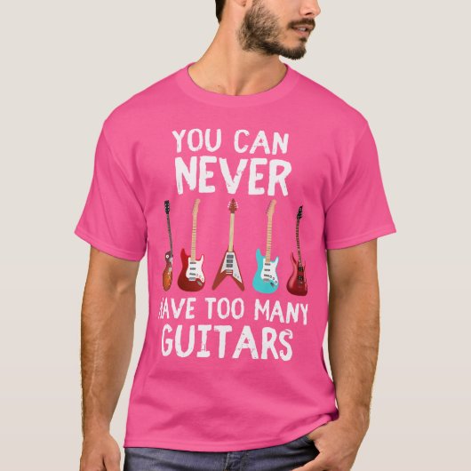 ギターのシャツのムーは決して多すぎないおもしろい。 Tシャツ (正面)