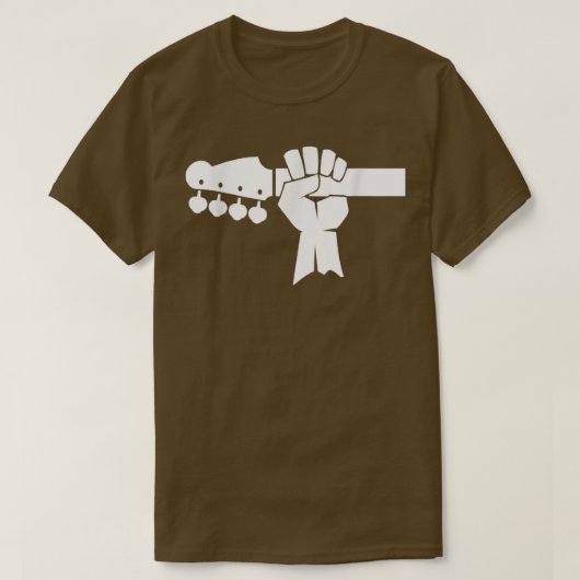 ギターのシャツ、ギターのTシャツ、ギターのTシャツの男。 Tシャツ (デザイン正面)