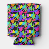 ギターのスプラッシュパターン 缶クーラー (正面)