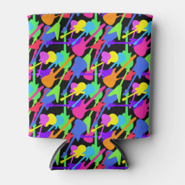 ギターのスプラッシュパターン 缶クーラー