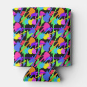 ギターのスプラッシュパターン 缶クーラー (裏面)