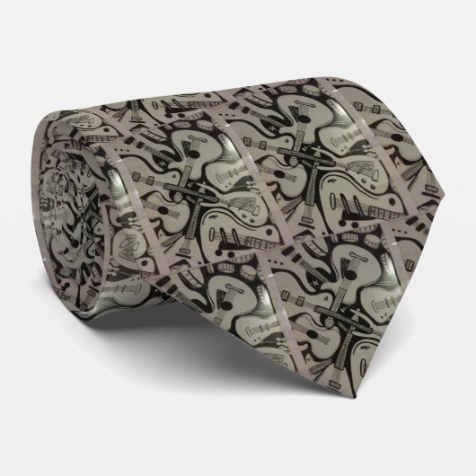 ギターのタイ ネクタイ (ロール)