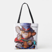 ギターのトートまたは交差体のバッグとのMetalphant トートバッグ (裏面)